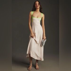 ✨ Anthropologie Jocelyn Sleeveless Slip Midi Dress Sz XL